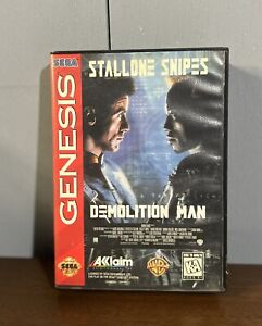 Demolition Man (Sega Genesis, 1995) Vintage & Rare