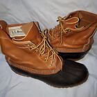 Vintage LL Bean Men's Sz 9 Maine Hunting Boot Leather Rubber Lace USA