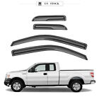 Window Sun Visors Rain Guards Shields 3D Style for 2004 - 2014 F150 Extended Cab