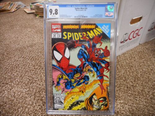 Spiderman 24 cgc 9.8 Marvel 1992 1st appearance of Doppelganger Infinity War WP