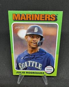 Julio Rodriguez 2024 Topps Heritage #286 - Mariners
