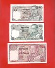 Thailand 10 20 100 baht 1978-81 SERIES 12 set of 3 Uncirculated