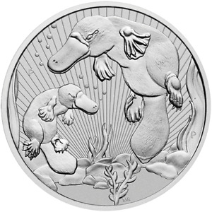 2021 Platypus & Baby Australia 2 oz Silver Coin Next Generation in Capsule