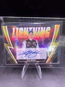 New Listing2023 Panini Chronicles Kyle Busch Lightning Gold Auto /10