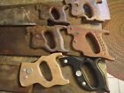 Lot of 6 vintage saws Simmonds Warranted Superior EC Simmons