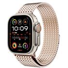 Mother's Day Gift For Apple Watch Ultra Milanese Loop Band iWatch Strap 49mm