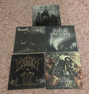 Black Metal Vinyl Lot 7” Rare Setherial Marduk Dissection Mayhem Emperor