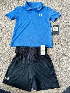 UNDER ARMOUR boys t-shirt and shorts 4t