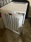 Indoor Dog Crate End Table Pet Kennel W/ Large Entrance Magnetic Doors