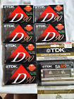New Sealed Lot of 7 TDK Blank Audio Cassette Tapes 1- SA60  6- D90