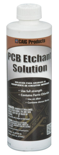 Caig Labs CL-ETCH-16 Ferric Chloride PCB Etchant Solution 16oz Bottle