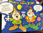 Happy New Year Die Cut Decoration Vintage 1981 Hallmark