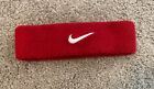 Adult Nike Red Fleece Athletic Headband