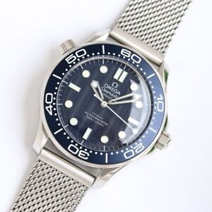 OMEGA Seamaster Diver Blue Men Watch 300 m Agent 007 60TH
