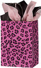 Paper Shopping Bags 100 Pink Leopard Kraft Retail Gift Merchandise 8
