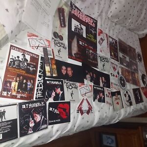 My Chemical Romance Lifetime Collection Cds UA#1 POSTERS Sticker Pins Gerard Way