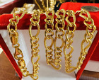 22K Dubai Gold Cable Chain Necklace 18” long 5mm 12.1g