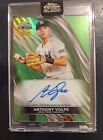 New ListingAnthony Volpe 2024 Topps Chrome Black Green On-Card Auto! 76/99 SP Volpe Auto!