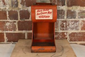 Vintage Red Ice Cream Cone Dispenser Flavorized Flare-Top Eat-It-All