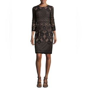 ERIN By Erin Fetherstone Women’s 3/4 Sleeve Lace Cocktail Dress Size 6