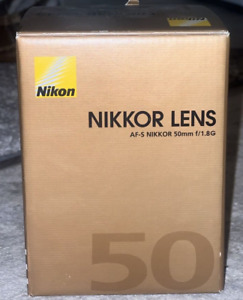 Nikon AF-S 50mm f/1.8G Lens: Capture Stunning Photos in Any Light - Open Box.