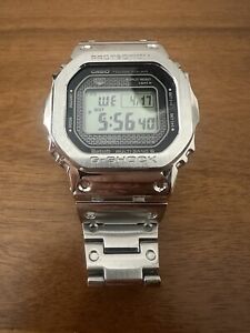 Casio G Shock Full Metal DW5000C Digital Watch Silver