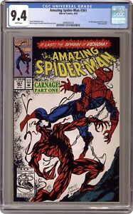Amazing Spider-Man #361 1st Printing CGC 9.4 1992 3998545014 1st Carnage