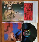 Megadeth RARE So Far So Good So What 1988 w/MINT POSTER INSERT VG+/VG+ UK LP HTF