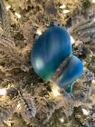 6 Blown Glass Sea Conch Tropical Shell Bejeweled Christmas Ornaments