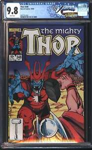 Marvel Thor #348 10/84 FANTAST CGC 9.8 White Pages