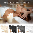 Microfiber Massage Table Sheet 3pcs Set Plain Fitted Facial Bed Covers 6 FT Bed