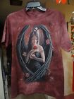 The Mountain T Shirt Mens M Brown from Anne Stokes Collection