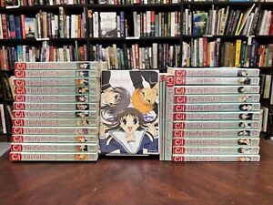 COMPLETE Fruits Basket English Manga Volumes 1-23 + 3 Bonus Books & DVD Box Set