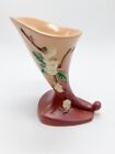 Roseville Pottery Snowberry Pink Cornucopia Vase 1CC-6
