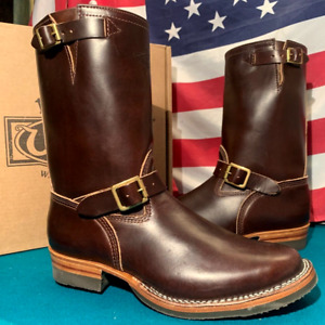 Wesco Men's Size 9 D Mister Lou Brown Chrumexcel Leather Boots 7600BRCXL