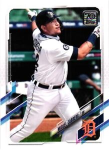 2021 TOPPS SERIES ONE 70TH MIGUEL CABRERA #291 BASEBALL CARD