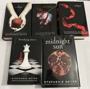 New ListingTwilight Saga Stephanie Meyer 5 Book Set LOT SERIES Hardcover First Editions
