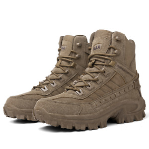 Men Military Tactical Boots Winter Waterproof Army Boots Desert Work Shoes