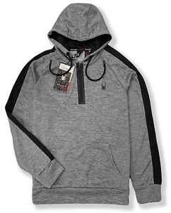 SPYDER ProWeb SPM815B Hoodie - NWT Mens Size Large Charcoal - #43449-R7