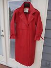LONDON FOG Trench Coat Womens, Maincoats, Red, Lined, 4 Reg., Made in U.S.A.