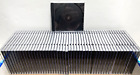 Lot of 50 Standard Single CD DVD Clear Jewel Cases Black Tray NEW