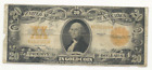 1922 $20 TWENTY DOLLARS LARGE GOLD CERTIFICATE NOTE $20 DOLLARS IN GOLD COIN