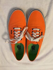 Vans Era 95 DX Neon Orange Low Skateboarding Shoes Men's Size 10.5 Off The Wall