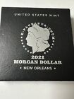 New Listing2021-O MORGAN SILVER DOLLAR, NEW ORLEANS MINT IN US MINT OGP W/COA
