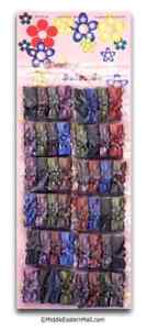 Lot of 48 Flower Bow Hijab Pins scarf pins Shayla Muslim clothing plastic pins