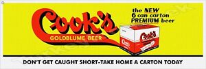 Cook's Goldblume Beer 6 Can Carton 6
