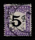 TRANSVAAL 1907 POSTAGE DUE 5d 