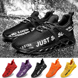JUST SO SO Mens Womens Sneakers Casual Non-slip Fashion Running Sport Shoes Size
