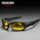 KDEAM Polarized Night Vision Photochromic Sunglasses Men Fishing Driving Glasses