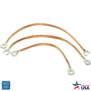 1965-1966 Impala Caprice Bel Air Ground Strap Wire Wiring Kit V8 396 Engine (For: More than one vehicle)